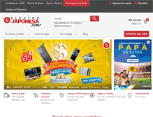 Tablet Screenshot of electrojaponesa.com
